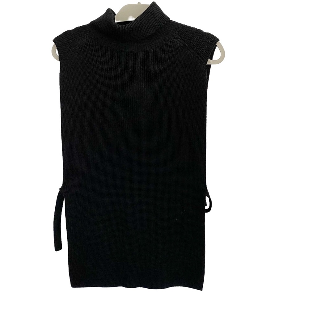 Gerard Darel Paris Black Roll Neck vest Size 1(France)